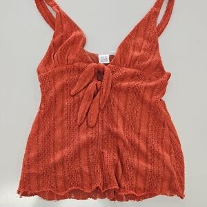 NWOT Somedays Lovin Red Knit Camisole